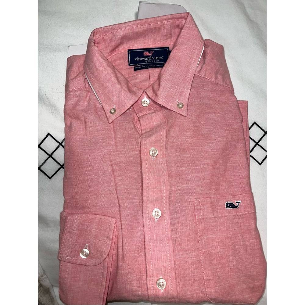 Vineyard Vines Slim Fit Tucker Shirt 100% Cotton
